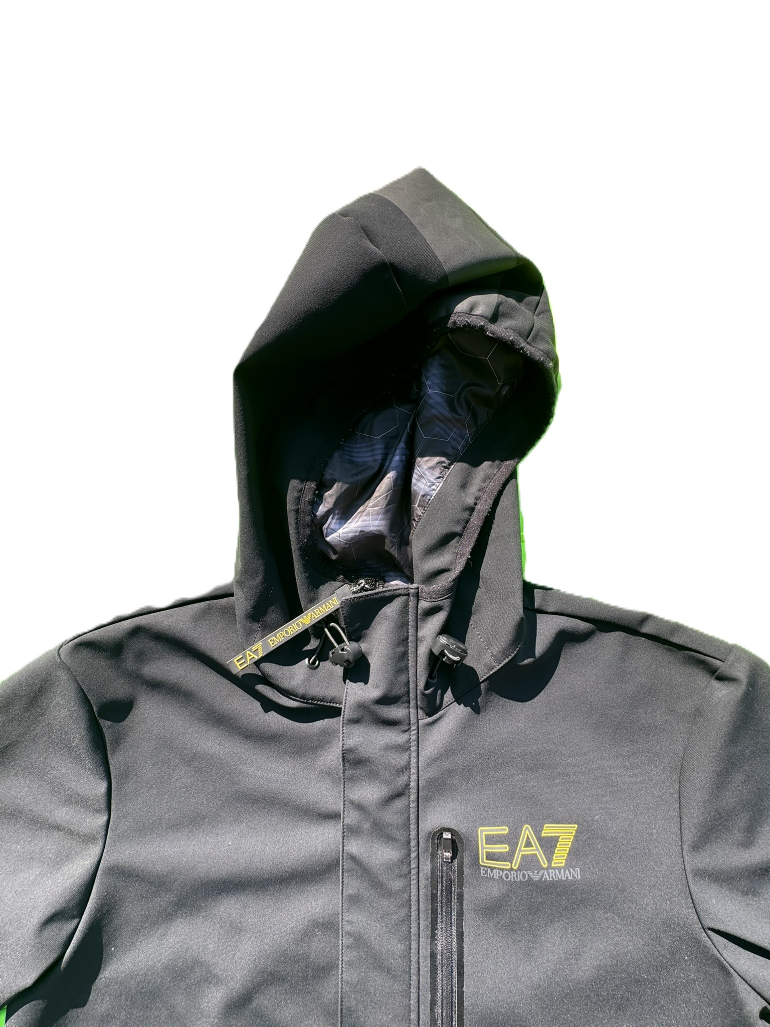 Jaqueta EA7 Emporio Armani com capuz — M
